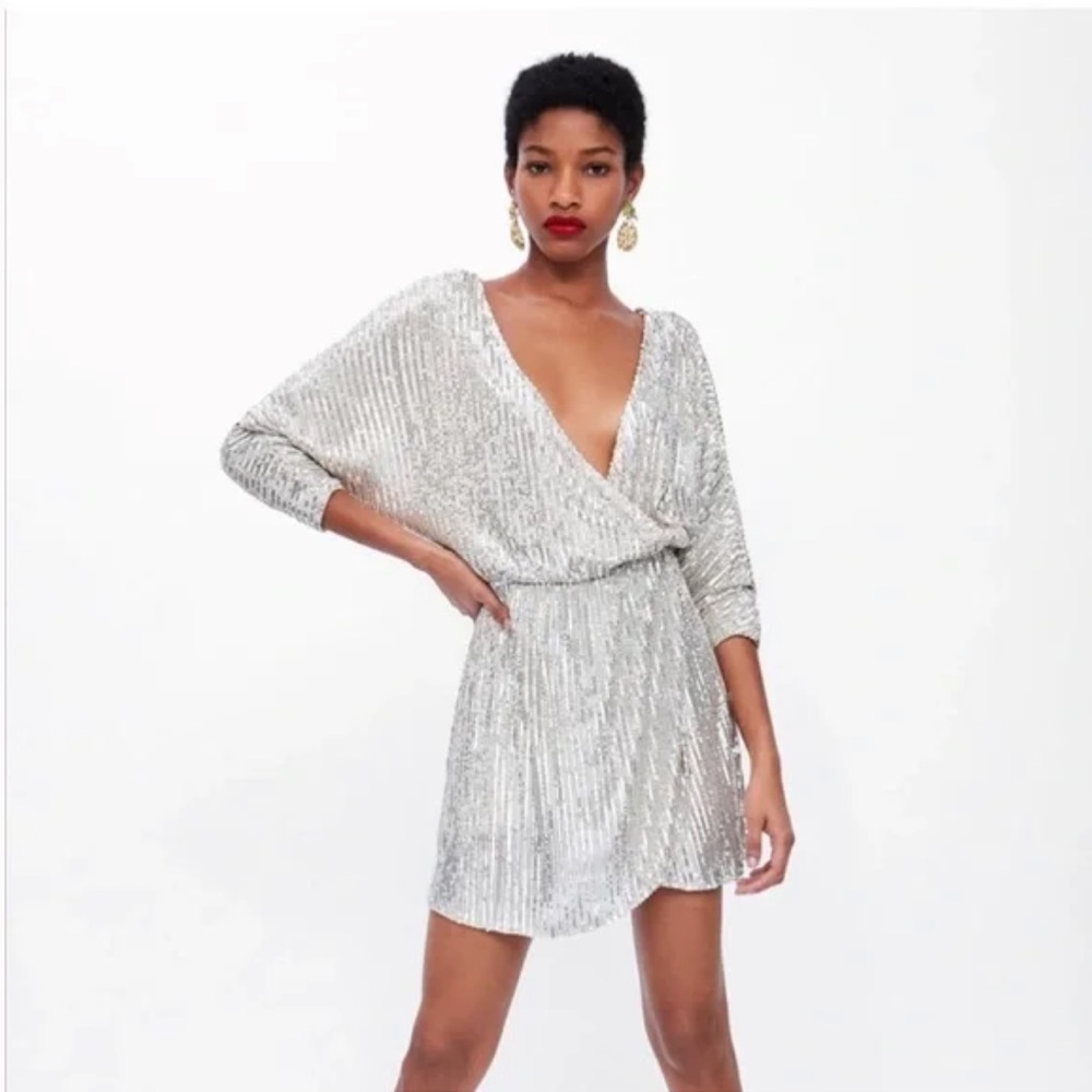 Beautiful sequin Zara mini dress